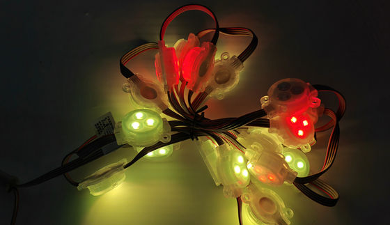 نور عيد الميلاد LED نقطة البكسل 30mm RGB ضوء المسار المقاوم للماء