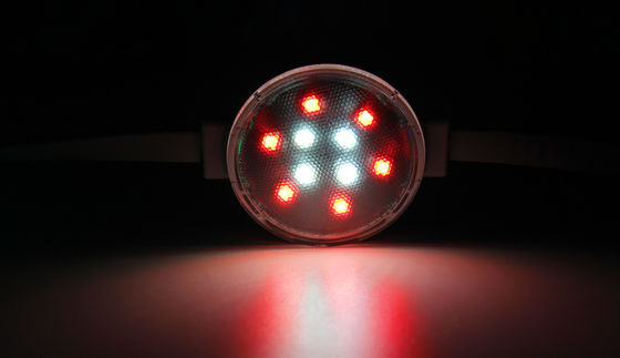 0.3W Epistar Chip 50mm RGB LED Point Light مضاد للماء في الخارج IP67 مع جسم الكمبيوتر