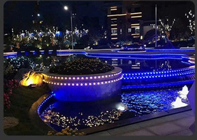 مصدر الضوء الخارجي قابل للبرمجة 50MM LED Point Light Cover 24V Rgb LED Pixel Light