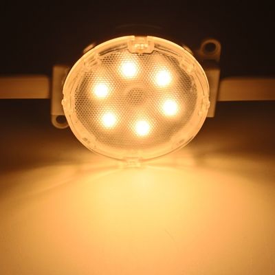 مصدر ضوء 50mm Pixel RGBW مضاد للماء LED Point Light DMX512 سطوع عالي للواجهة