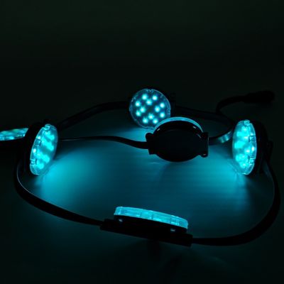إضاءة نقطة LED مضادة للماء متعددة المصابيح 50 ملم للواجهة DMX512 سطوع عالي