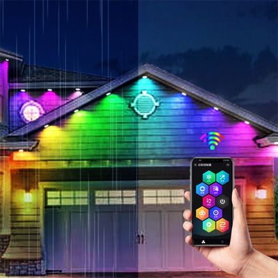 Permanent Christmas Lighting IP67 Smart Wifi Controller House Exterior Led Lights Pixel Outdoor Holiday Eave Lights