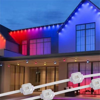 مصابيح LED RGBW خارجية 20 مم مع Wifi ودعم التحكم عن بعد
