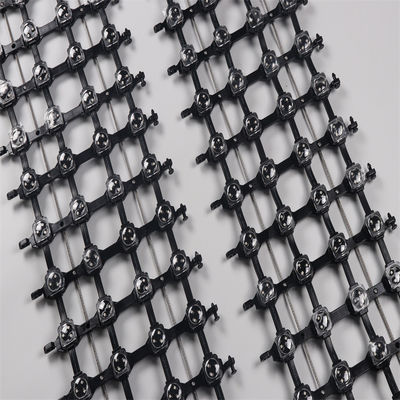 DMX512 التحكم في شاشة عرض الستار LED Mesh مع زاوية شعاع 160 درجة و SMD3535 * 3 LED