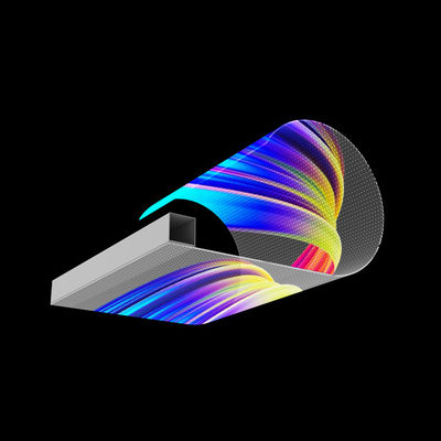 مساحة البكسل 16mm LED شاشة فيلم شفافة ناعمة للزجاج نصب لعب الإعلان