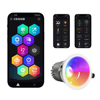 مصباح LED ذكي مساعد للدراجة النارية 20W RGBW SPI USC2904 ضوء مكشوف غير مقعد