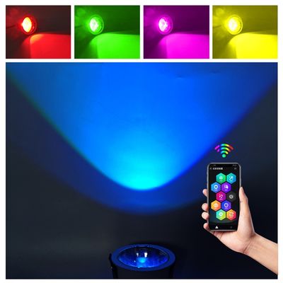 Wifi LED Smart Recessed Downlight سطح قابل للتعديل 400LM SPI USC2904 الإضاءة المغناطيسية الداخلية