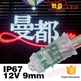 F5 / 9mm الحجم LED بكسل الإضاءة ، أضواء RGB بكسل مع ضمان 3 سنوات