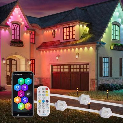 24 فولت RGBW 1.5 واط مصابيح LED الشمسية مضادة للماء IP67 لتزيين المباني في الهواء الطلق