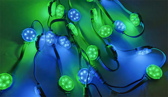 SMD3535 LED نقطة النقاط الضوئية الألومنيوم ملف تعريف المسار الإضاءة 40mm لون واحد DC24V IP67 IP67