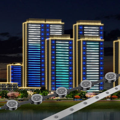 24 Epistar SMD 5050 Rgbw RGB Led Point Light للخارج لإضاءة المسارات الجبهة
