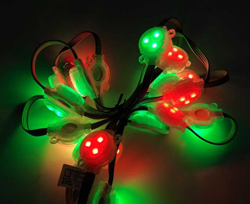 DC 12V 3 قطعة SMD 5050 RGB LED Diffused Pixel ، RGB LED Strip قابل للتوجيه 30mm LED pixel point light