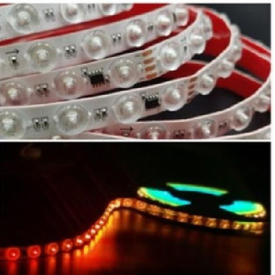 Miracle Bean Hot Sale 24V RGB LED Lens Flexible Decorative Light Strip