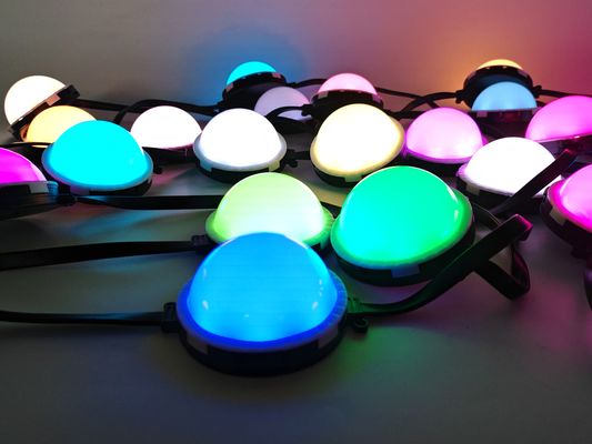 رقائق DMX512 IC مقاومة للماء من الألومنيوم الشخصي أضواء نقطية بكسل LED لتزيين عيد الميلاد الدائم بجهد تشغيل DC12V