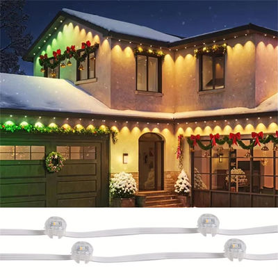 Christmas Colorful LED Eaves Light Decorations Waterproof IP67 Plastic Body LED Light RGBW Control