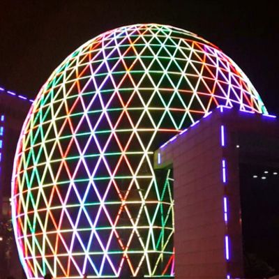 أضواء بكسل نقطة دائمة DMX 20mm DC12V Led أضواء عيد الميلاد RGB