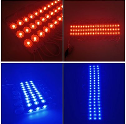 وحدة LED للإضاءة الزخرفية الخارجية DC 12V 1.5W 3 عدسة ضوء حقن SMD2835/SMD5730 1200-15000k