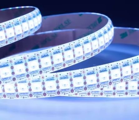 شرائط إضاءة LED مرنة قابلة للتعتيم، سطوع عالي، شريط إضاءة RGB/أحادي اللون لتزيين حفلات المنزل