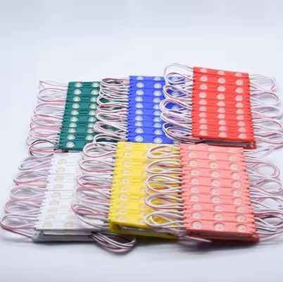 وحدة إضاءة LED متعددة الألوان حقن الإضاءة الخلفية سطوع عالي مقاومة للماء IP65 مصنفة 12 فولت SMD 3535 مثالية لحروف القنوات COB