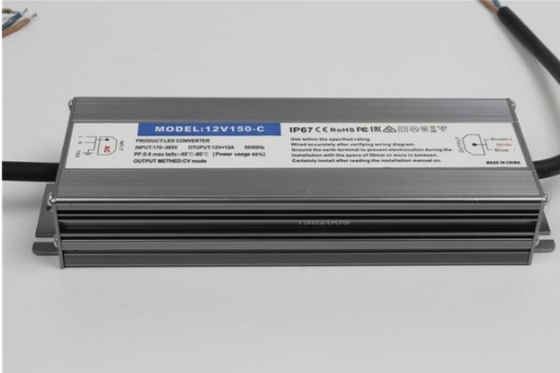 150 واط مزود طاقة LED مقاوم للماء دخل خرج 12 فولت 24 فولت خرج واحد Smps