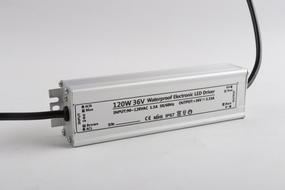 24V IP67 Waterproof 120W LED Driver Transformer Switching Power Supply for Building Facade Point Lights