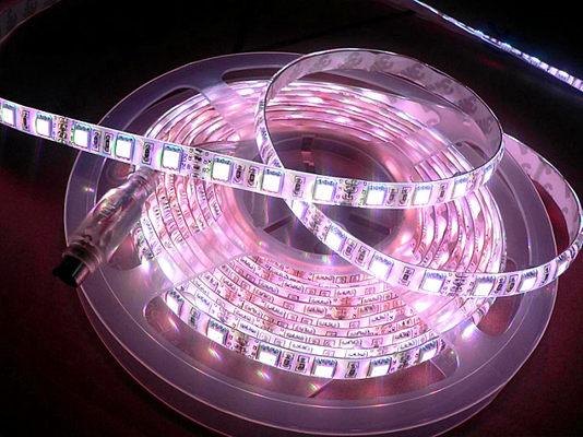 Smart Flexible Indoor DV12V SMD5050 RGB LED Light Strip Colorful Strip Lights For House Decoration