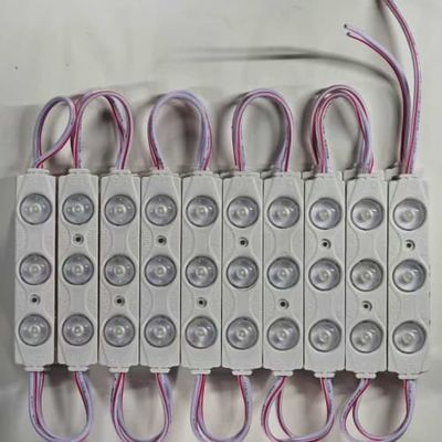 وحدة حقن LED فائقة السطوع 3LED 12 فولت مقاومة للماء IP65 1.5 واط وحدات إضاءة LED للإعلان عن اللافتات