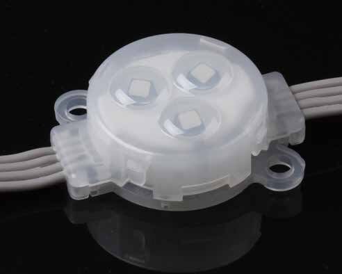 سعر المصنع للخارج RGB LED Point Light لون كامل 30mm DC12V IP67 مضاد للماء LED Pixel Light