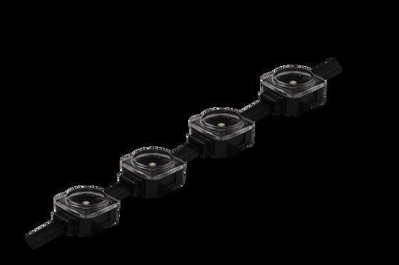 مصدر ضوء نقطة LED للمناظر الطبيعيةالمبنى الخارجي 25mm 5V 0.3W LED IP67 خارجي قابل للبرمجة RGB