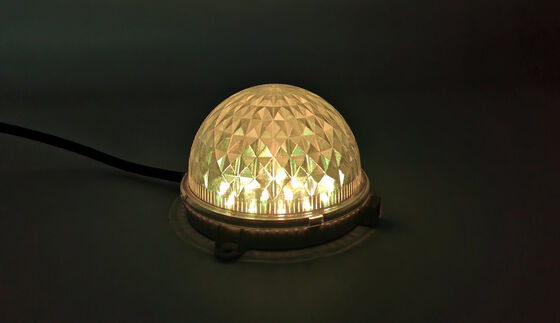 100mm 24V RGB DMX512 IP67 ضوء نقطة LED مقاوم للماء مع زاوية شعاع 120 °