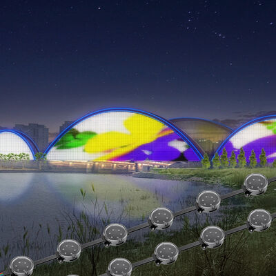 خارجية IP67 36 فولت بعيدة المدى مقاومة للماء 40 ملم بكسل مصدر الضوء النقطي LED أبيض مصدر دائم LED Pixel Light