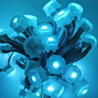 IP67 مقاوم للماء 20mm DC12V SMD5050 ضوء نقطة LED ضوء مواد الكمبيوتر المرن