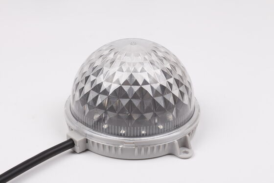IP67 مقاوم للماء 104mm DC24V RGB LED Point Light إضاءة مواد الكمبيوتر المرنة
