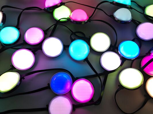 مضاد للماء 80 ملم مصباح LED نقطة ضوء IP67، ألوان RGBY،