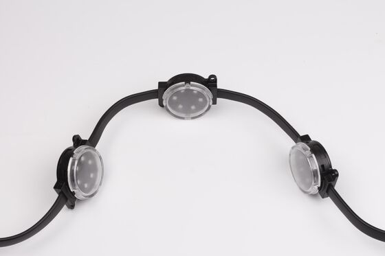 مبنى خارجي RGBW 48V 40mm واجهات الفنادق ديكورات المخطوطات IP67 مصباح Eave أضواء عيد الميلاد 2W مصدر ضوء نقطة LED