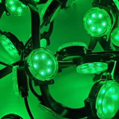 48V RGB PC Material 40mm LED Point Light SMD3535 IP67 Waterproof Flexible Lighting for Customizable Lighting Solutions
