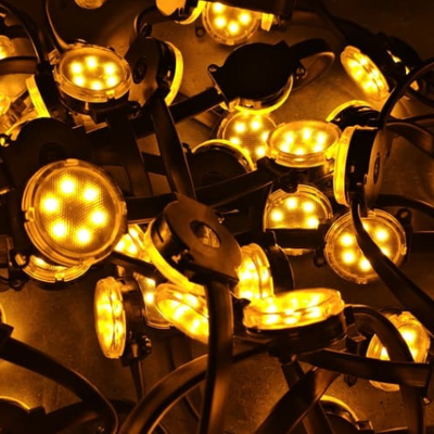 مادة RGB PC 50 مم 48 فولت LED نقطة ضوء SMD3535 IP67 إضاءة مرنة مقاومة للماء