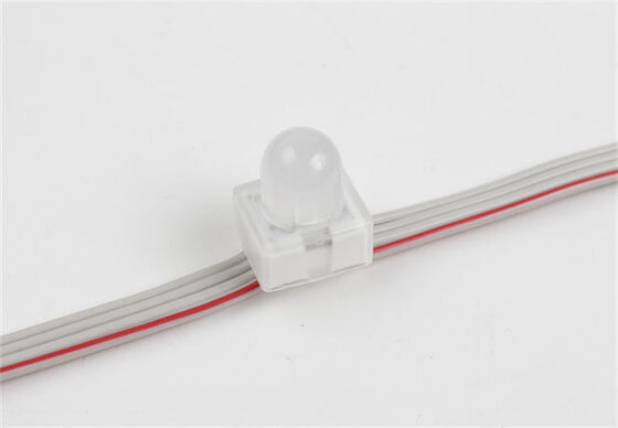 مصباح بكسل LED RGBW 4 في 1 بجهد 12 فولت و 0.4 واط مع تحكم DMX512 ومقاوم للماء IP67 للمتنزهات الترفيهية