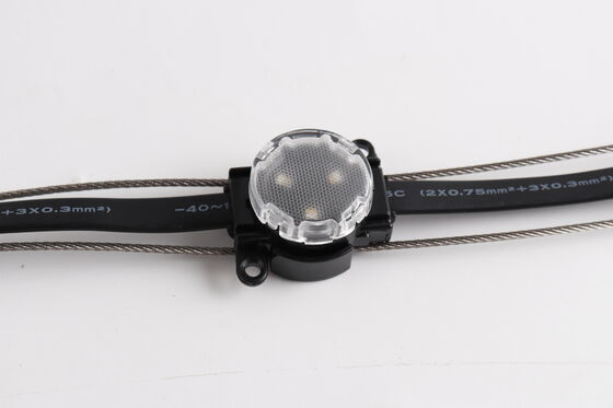 مصباح LED RGBW يعمل بالطاقة الشمسية IP67 مقاوم للماء 30mm DC12V لإضاءة المناظر الطبيعية في المباني الخارجية