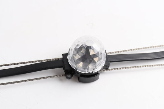 مصباح نقطي LED من البولي كربونات قابل لتغيير لون RGB بمعيار IP67، مصباح ديكور عطلة مخصص للإضاءة الخارجية للمناظر الطبيعية في عيد الميلاد والمهرجانات