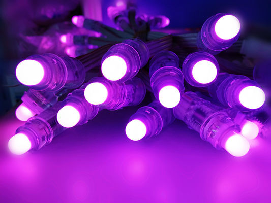 12V RGB بالألوان الكاملة IC16716 0.3W LED بكسل الخفيفة