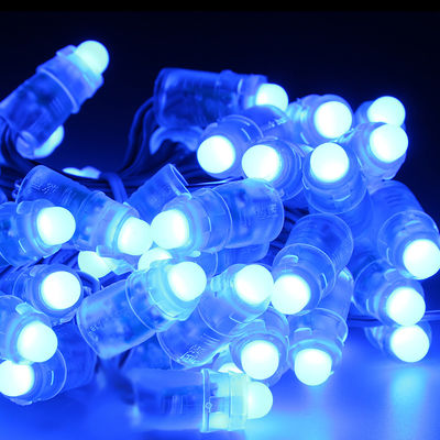 الأزرق IC16716 9mm 0.1W سلسلة ضوء LED عنونة