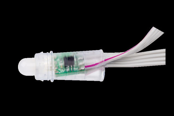 HD1201M12 Epistar 0.1W 12mm PC Rgb Led Pixels مصباح