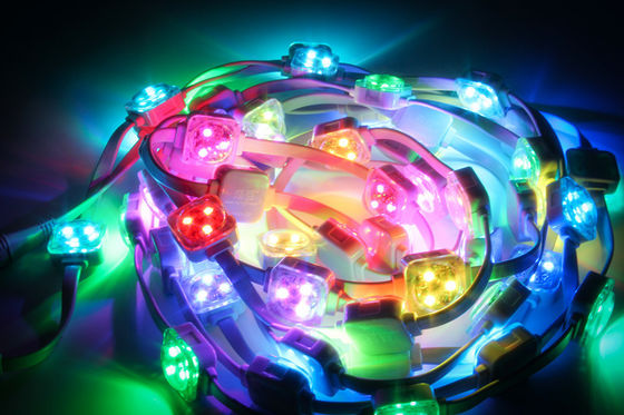 بيع المصنع مباشرة 25 مم معجزة فول العلامة التجارية RGB LED بكسل بالألوان الكاملة