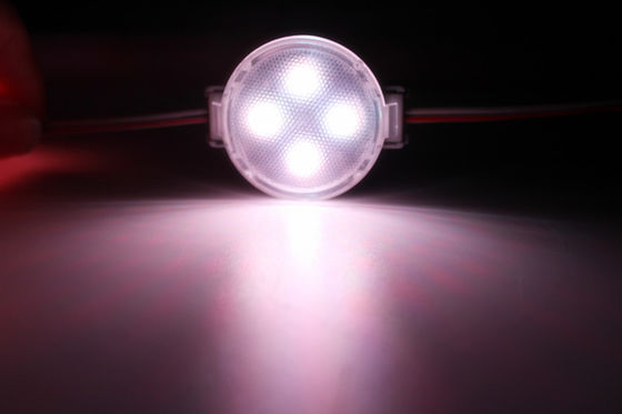 قابل للبرمجة 100LM / W 40 مم IP65 0.9W 15V RGB LED بكسل