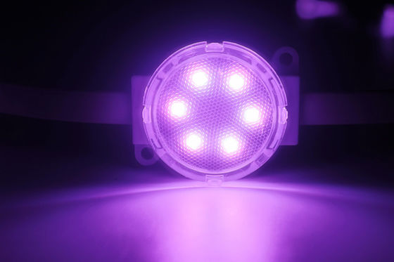IP67 مقاوم للماء 1.5W DC 24V 40mm RGB LED بكسل