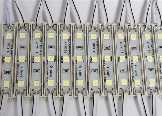 5054 وحدة ليد عالية السطوع 12V 3led مقاوم للماء IP65 LED لافتة إعلان لصندوق الضوء