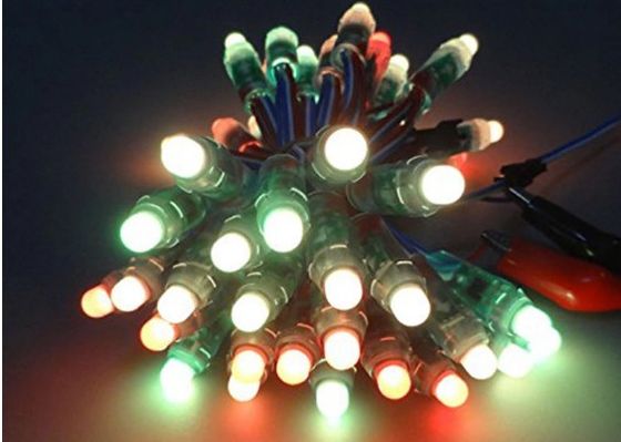 معجزة فول 12 مللي متر 0.3 واط RGB WS2811 1903 بكسل رقمي DC5V Led بكسل ضوء لتزيين عيد الميلاد