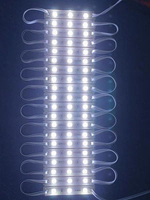 12 فولت 3 ضوء SMD 2835 وحدة LED مع عدسة علامة 1W IP67 جهاز الكمبيوتر الشخصي أضواء بكسل الجسم للزخرفة الخارجية