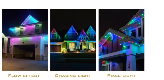 ضوء عطلة دائم WS2811 2904 Ic أضواء عيد الميلاد متنزه 30 مللي متر بكسل Rgb RGBW Led Point Light